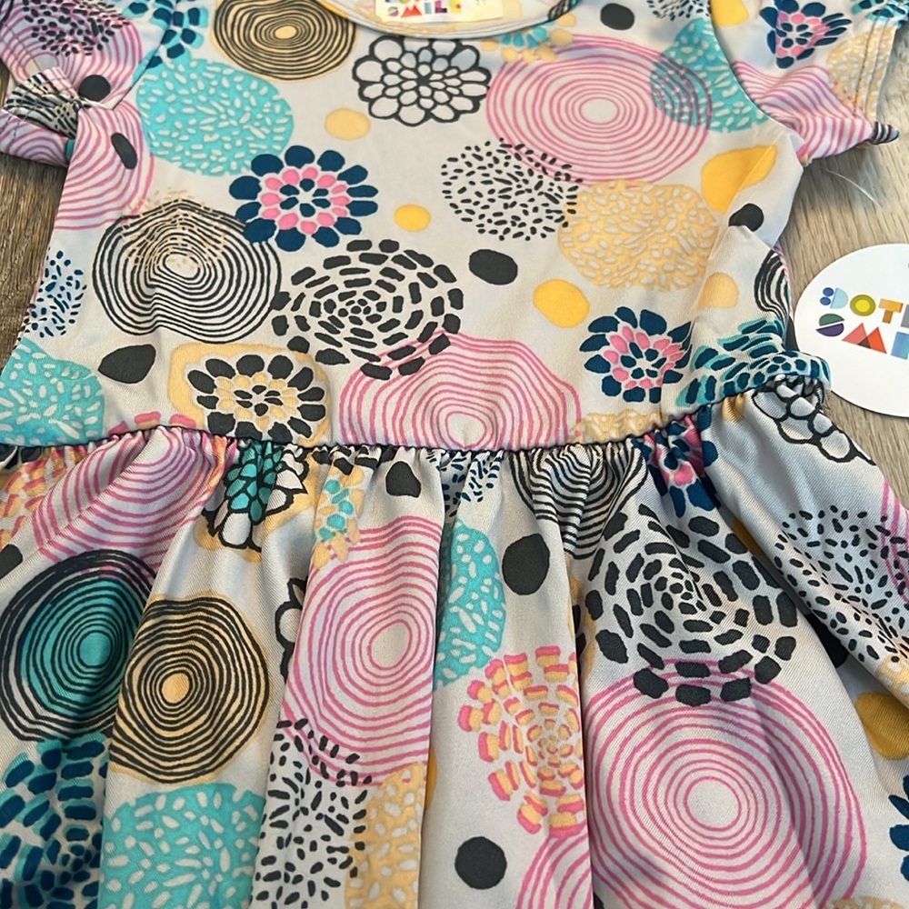 Dot Dot Smile Cap Sleeve Dress - Picture 2 of 2